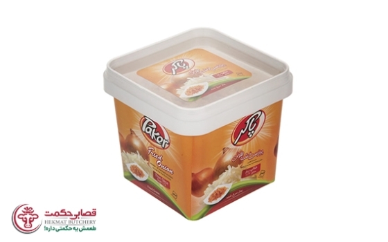 پیاز سرخ شده خلالی 125 گرم پاکر