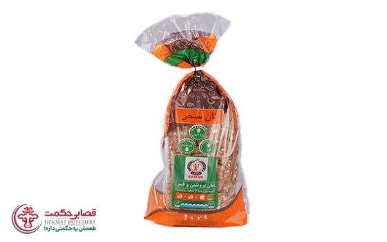 نان تست پروتئین و فیبر سحر